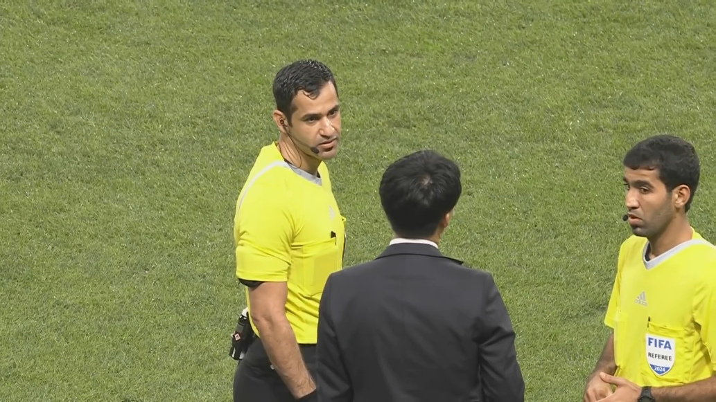  賈西姆執(zhí)法亞冠海港客戰(zhàn)神戶勝利船，此前主哨國足0-7日本