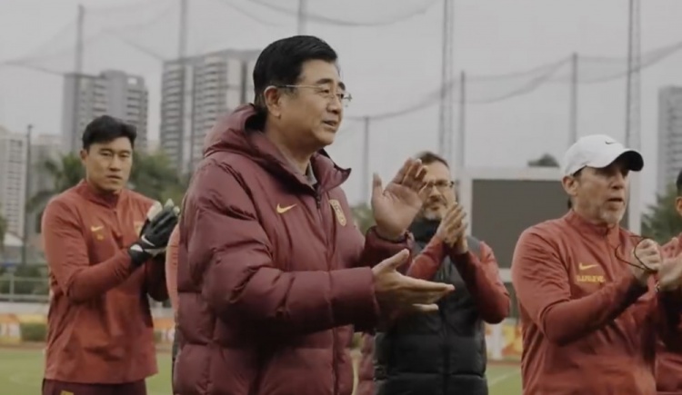  U20亞洲杯開賽在即，足協(xié)主席宋凱探班U20國青隊
