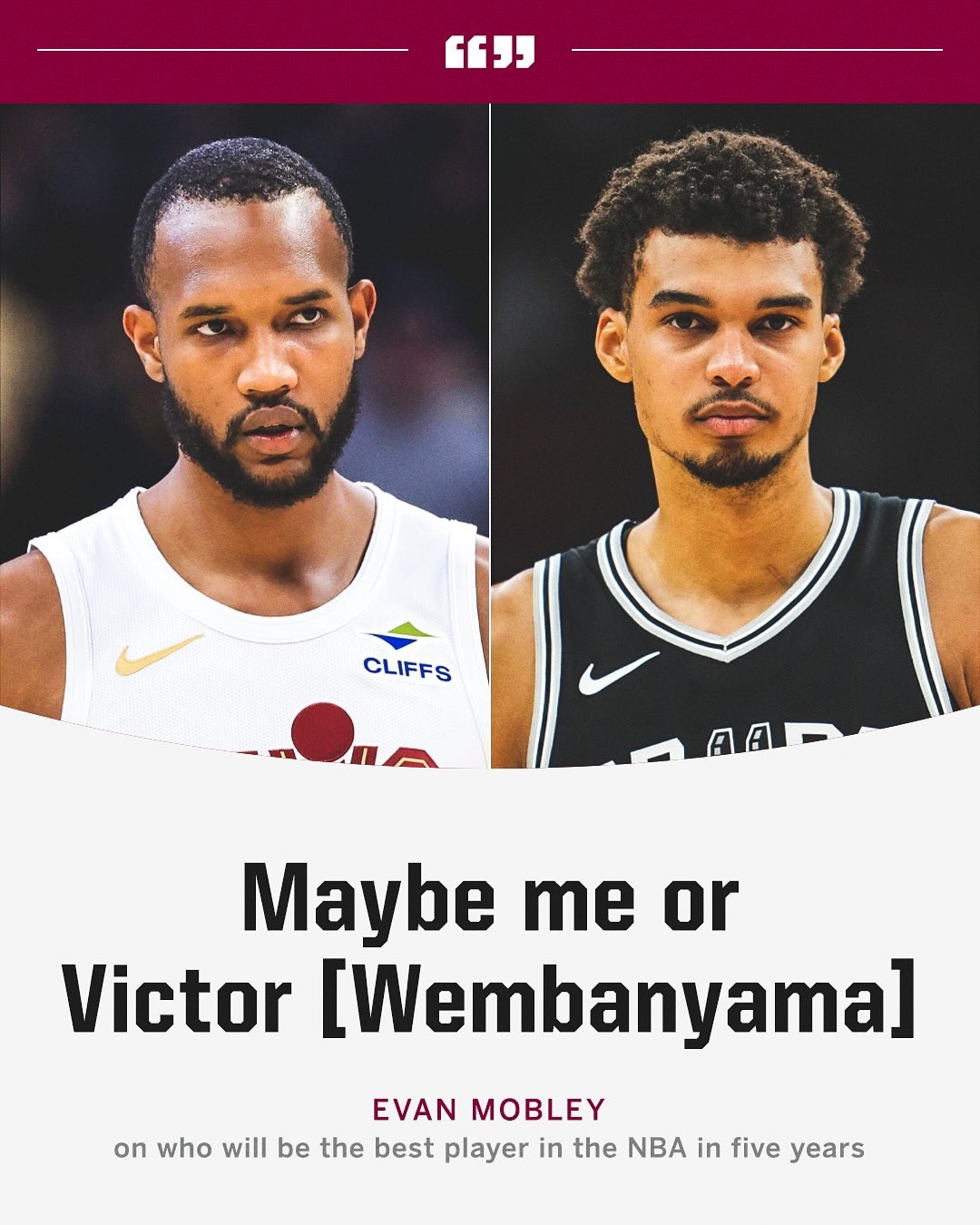  未來5年NBA最好的球員會是誰？莫布里：可能是我或者文班亞馬