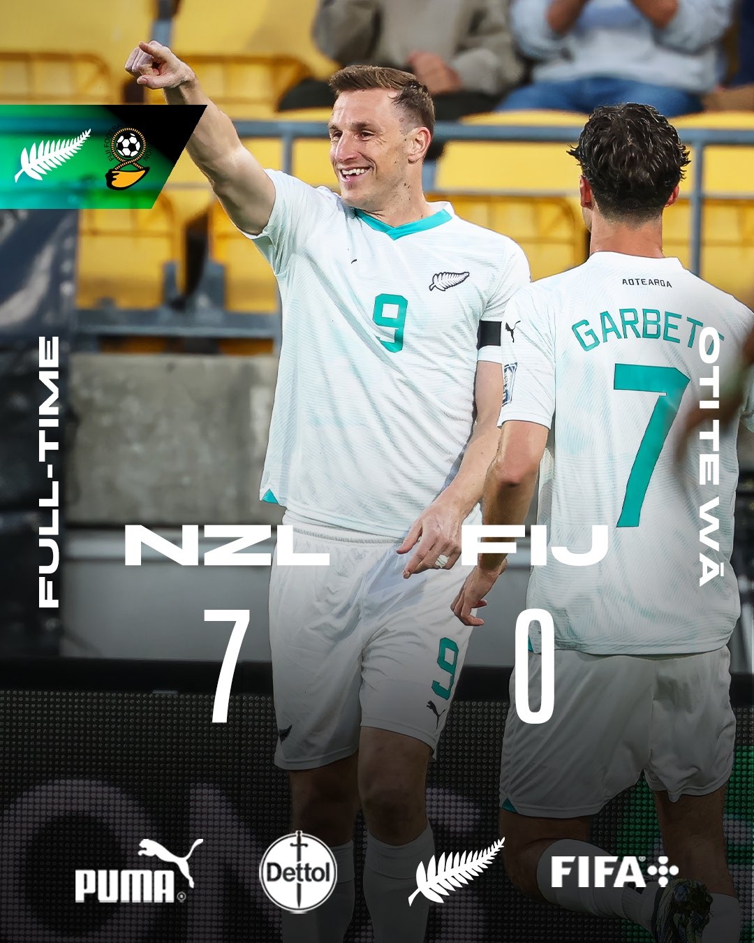  距世界杯一步之遙！新西蘭7-0進(jìn)大洋洲決賽，其FIFA排名高國(guó)足1位