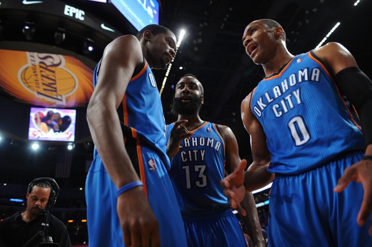  雷霆三少得分全部進(jìn)入歷史前20！他們是NBA歷史最大的如果嗎？