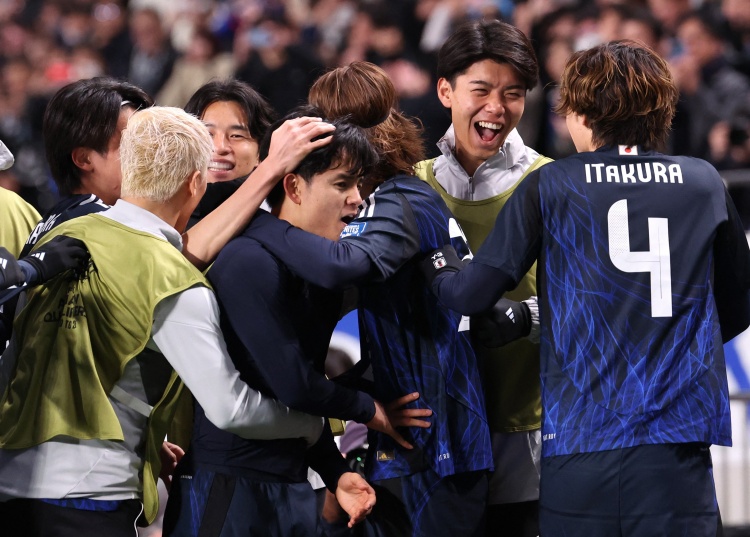  日本隊22名旅歐球員中15人來自五大聯(lián)賽，是22年3月出線時的兩倍